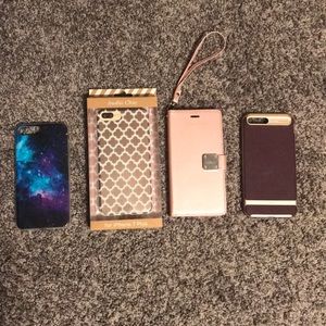 Lot of 4 iPhone 7 Plus Cases